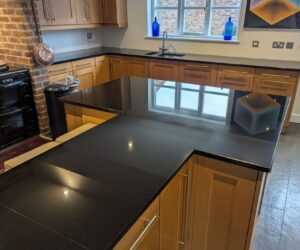 AFTER Black Granite Countertop Restoration Arnesby