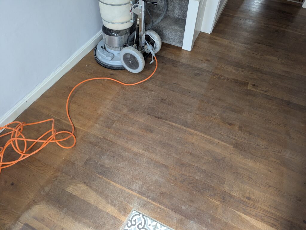 BEFORE Oak Floor Hallway Nuneaton