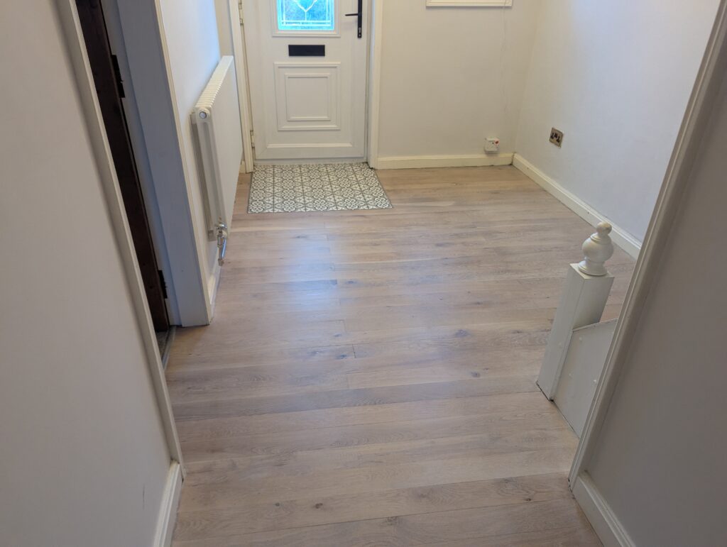 AFTER Oak Floor Hallway Nuneaton