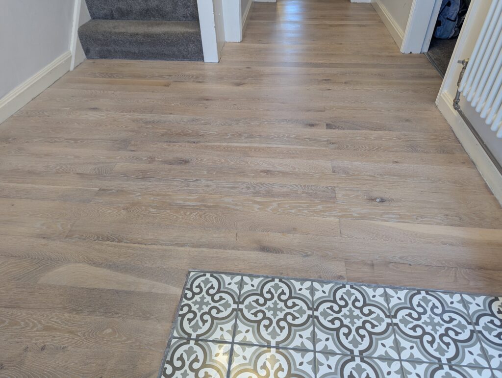 AFTER Oak Floor Hallway Nuneaton