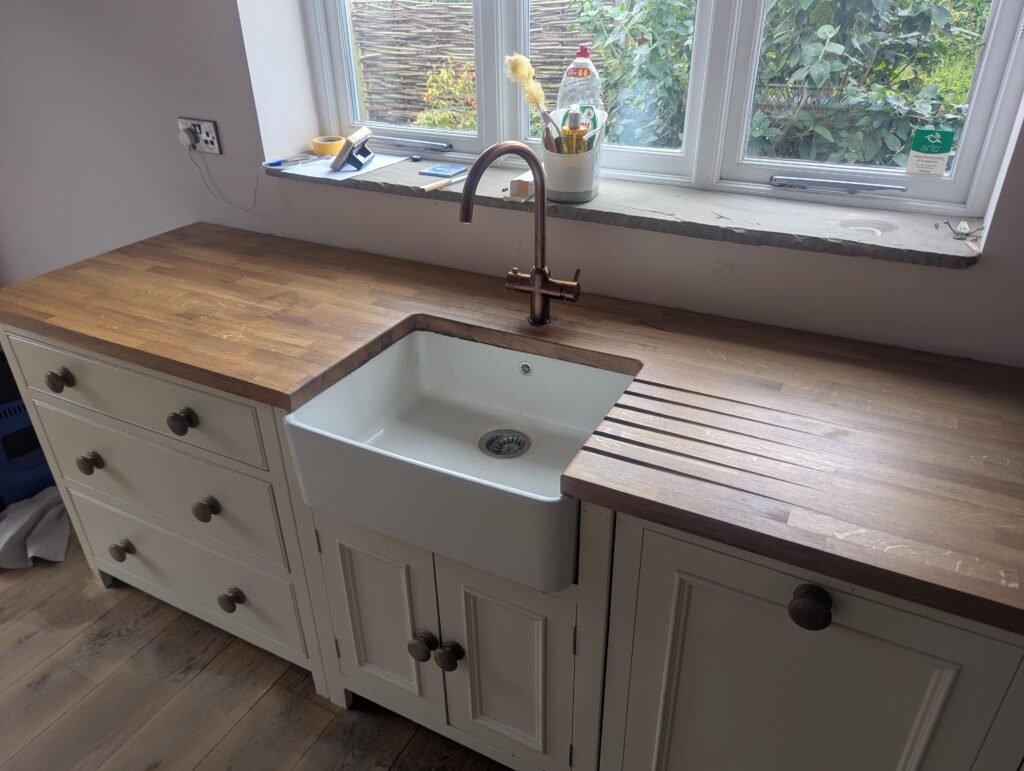 REFINISHED Wood Worktops Ardens Grafton, Warwickshire (2)